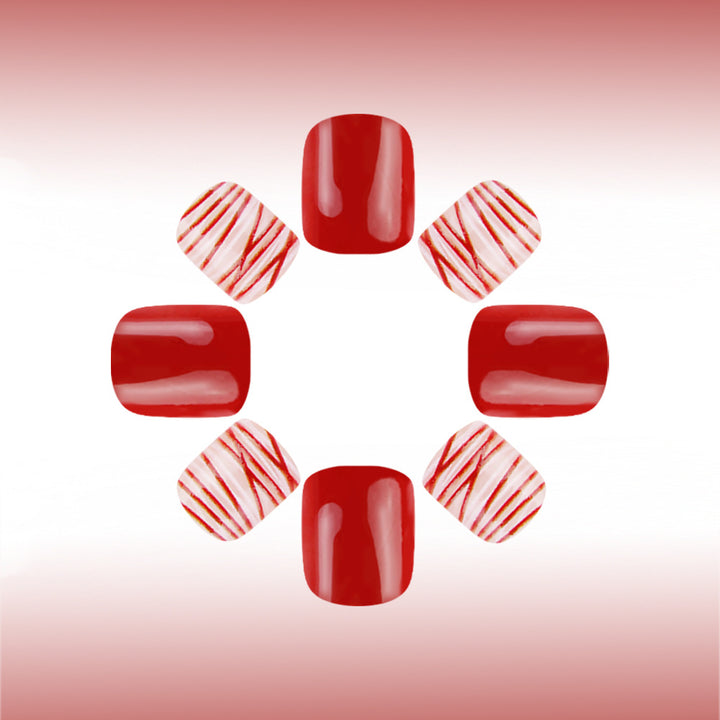 Heart-Themed Nail Art Kalsten