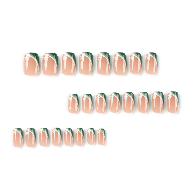 Artificial nails with floral design Kalsten