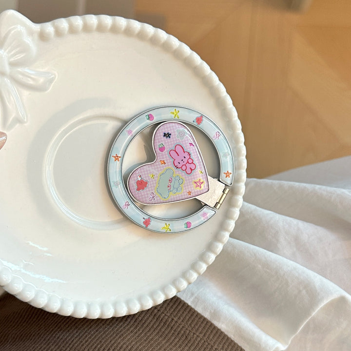 Heart-shaped Smartphone Finger Holder with Kawaii Design Kalsten