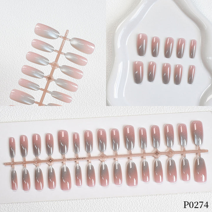 Ombre Glitter Press-On Nails Kalsten