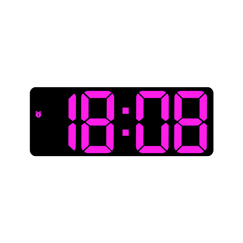 Digital LED clock with large display and colorful digits Kalsten