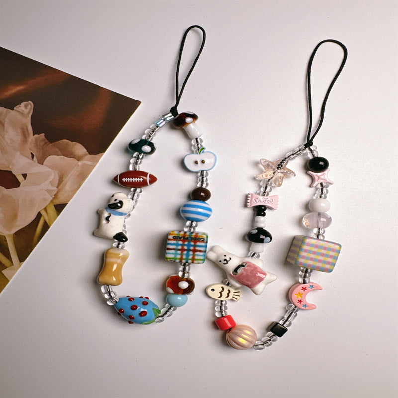 Fun-Themed Beaded Eyewear Lanyard Kalsten