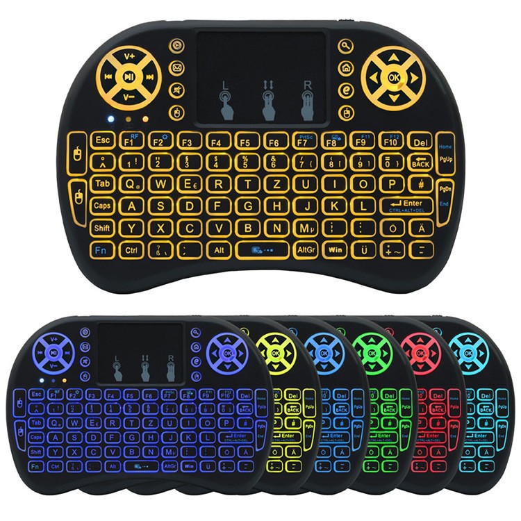 Backlit Wireless Mini Keyboard with Touchpad Kalsten