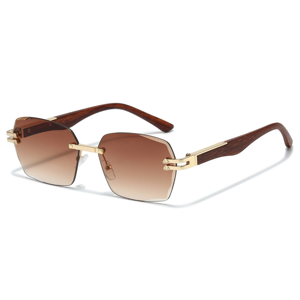 Oversized Geometric Sunglasses with Metal Details Kalsten