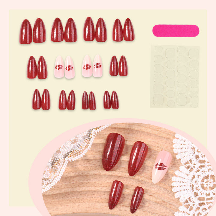 Glamorous Press-On Nail Set Kalsten