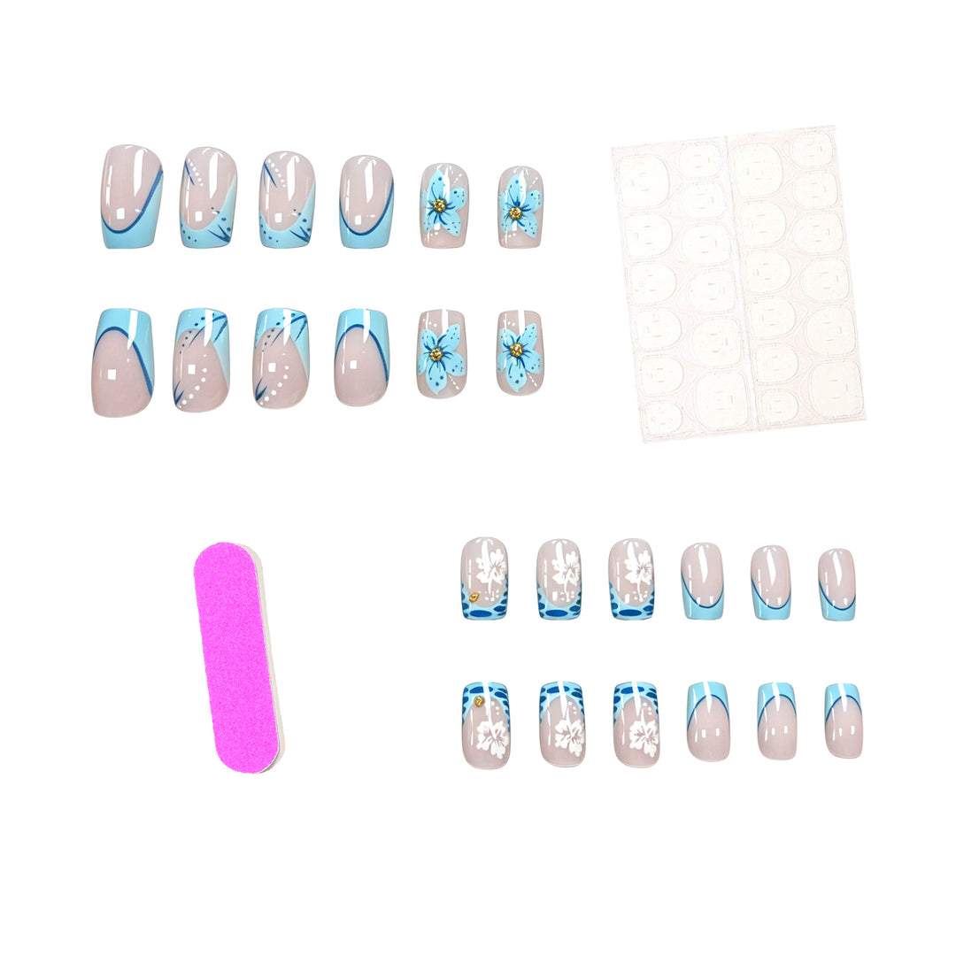 Decorative Floral Nail Art Extensions Kalsten 1789915778