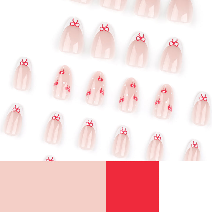 Artful nail extensions with an elegant leaf pattern Kalsten