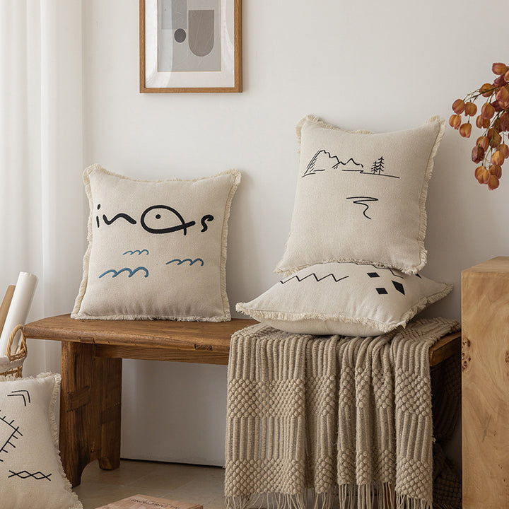 Decorative Coast Art Decorative Pillow