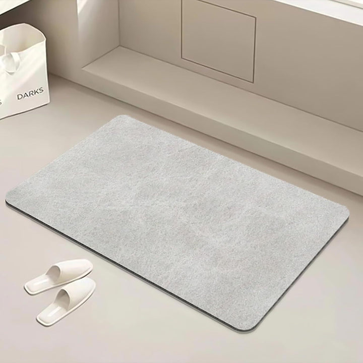Modern Textured Bath Mat Kalsten