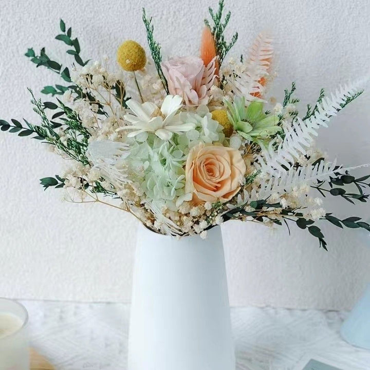 Lifelike Botanical Floral Arrangement