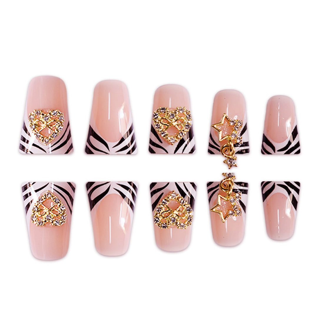 Glamorous Animal Print Press-On Nail Set Kalsten