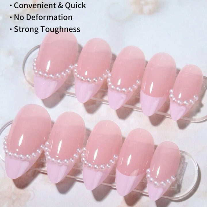 Nail set with elegant pearl design Kalsten