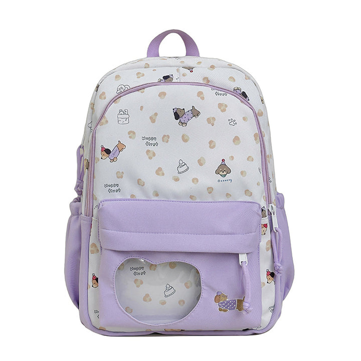 Backpack with Creative Music and Animal Motif Kalsten