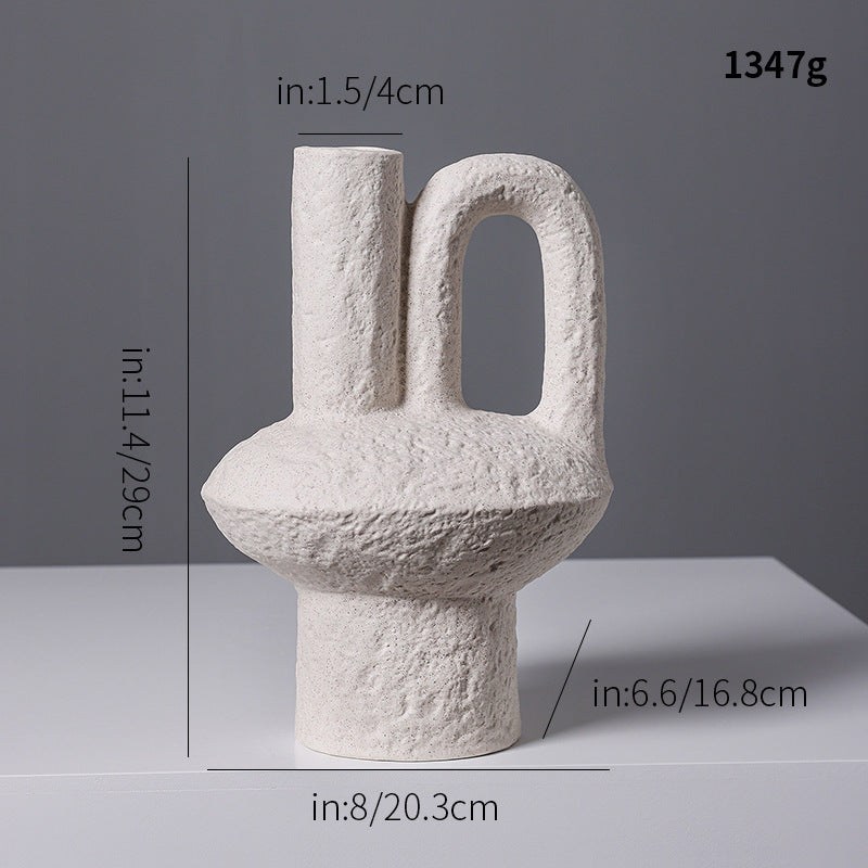 Artistic Stoneware Decorative Vase