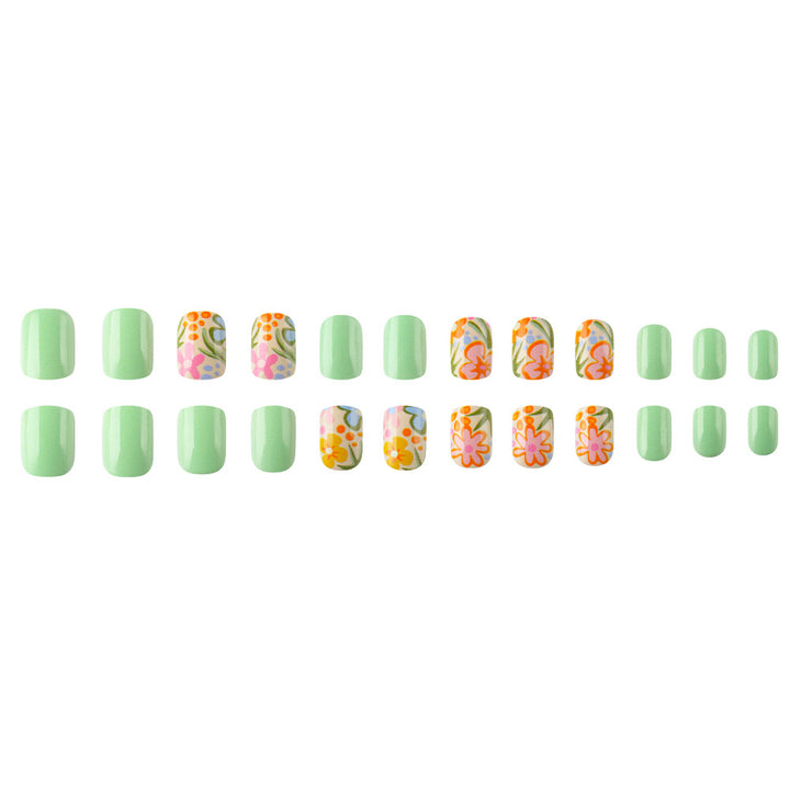 Floral Abstract Nail Art Kalsten