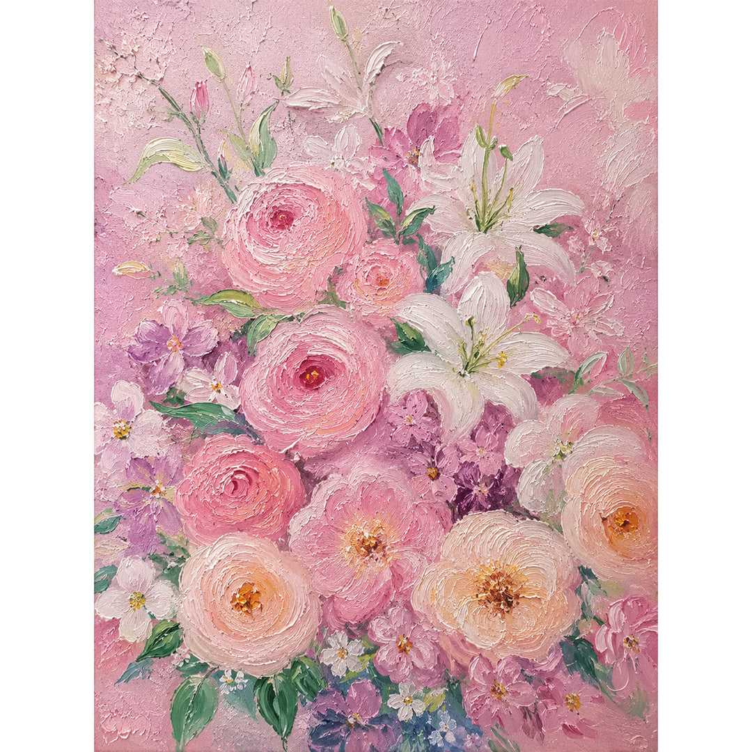 Floral Canvas Art Print for Modern Interiors