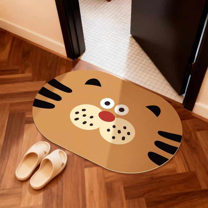 Cute Animal-Themed Non-Slip Bath Mat