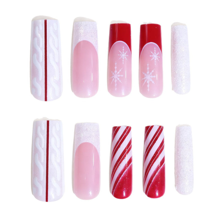 Festive Acrylic Nail Art Extensions Kalsten