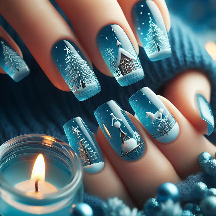 Artistic Winter Art Nails Kalsten