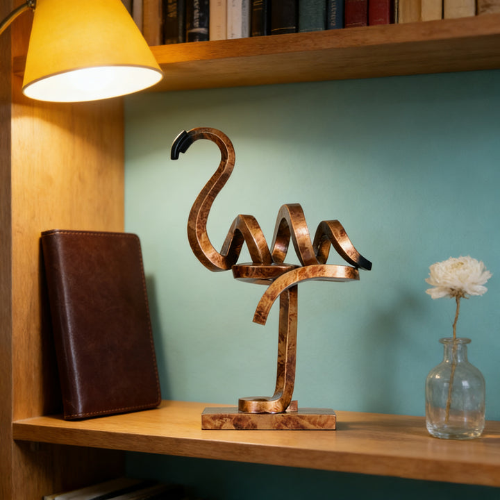 Decorative Flamingo Sculpture