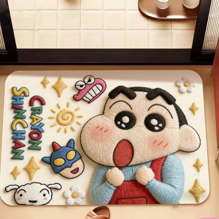 Cartoon-Themed Plush Area Mat Kalsten