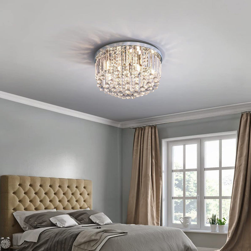 Crystal Glamour Flush Mount Light