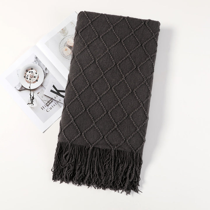Cozy Textured Throw Blanket