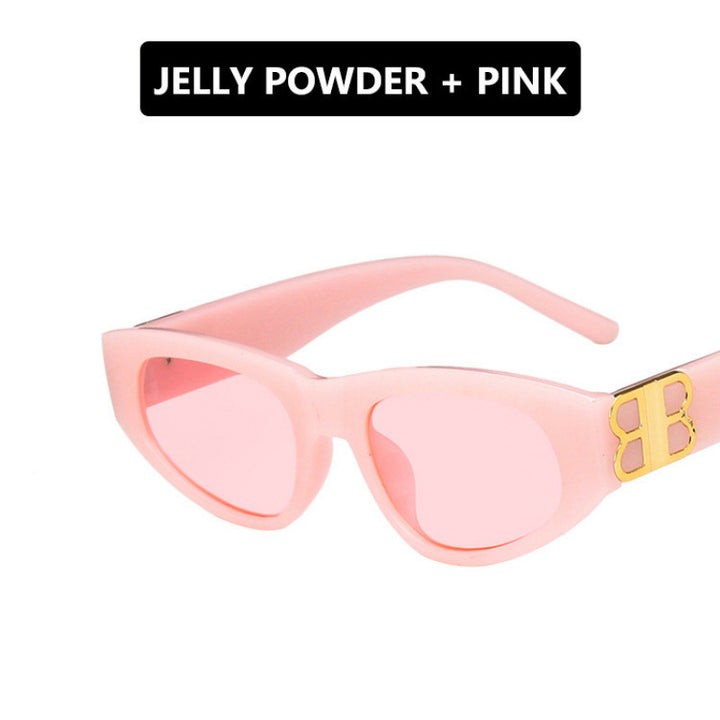 Ladies stylish cat-eye sunglasses with modern leopard pattern Kalsten
