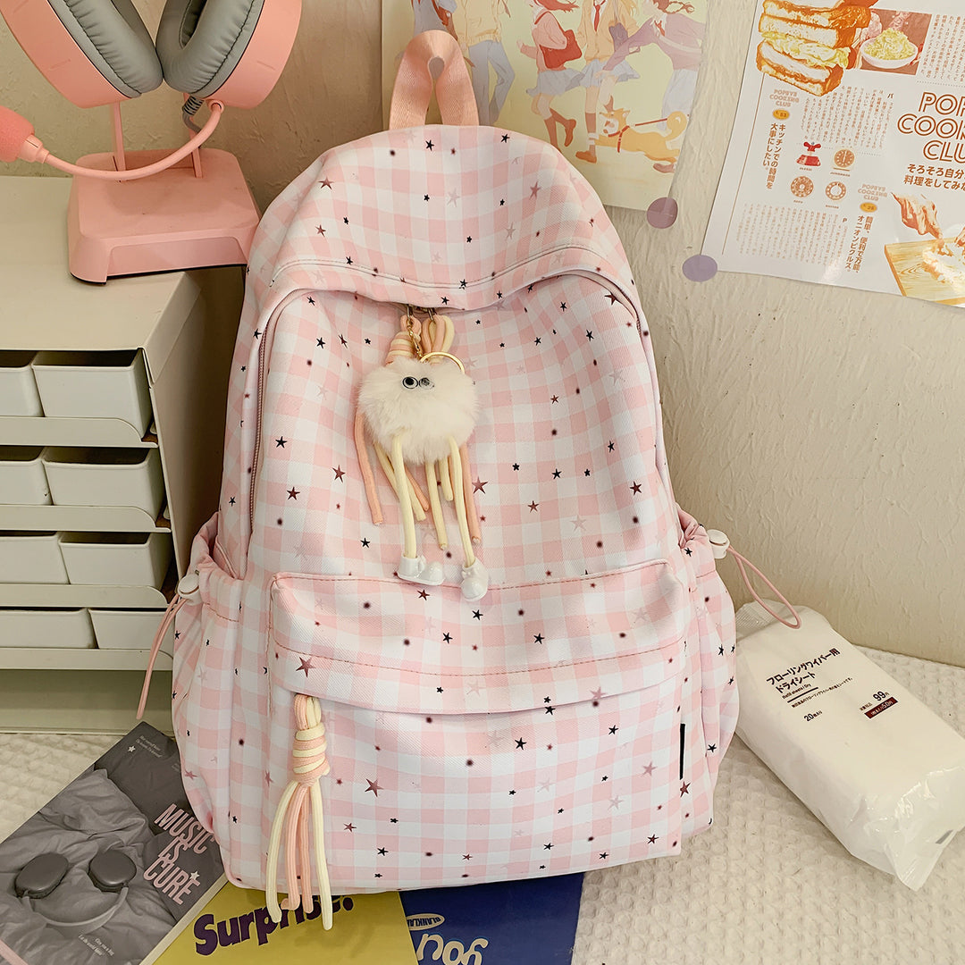 Cute Star-Embellished Daily Backpack Kalsten