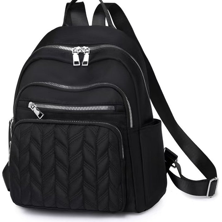 Versatile Quilted Backpack with Multiple Compartments Kalsten