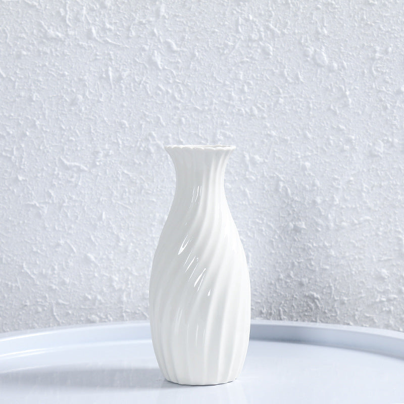 Decorative Spiral Ceramic Flower Vase Kalsten
