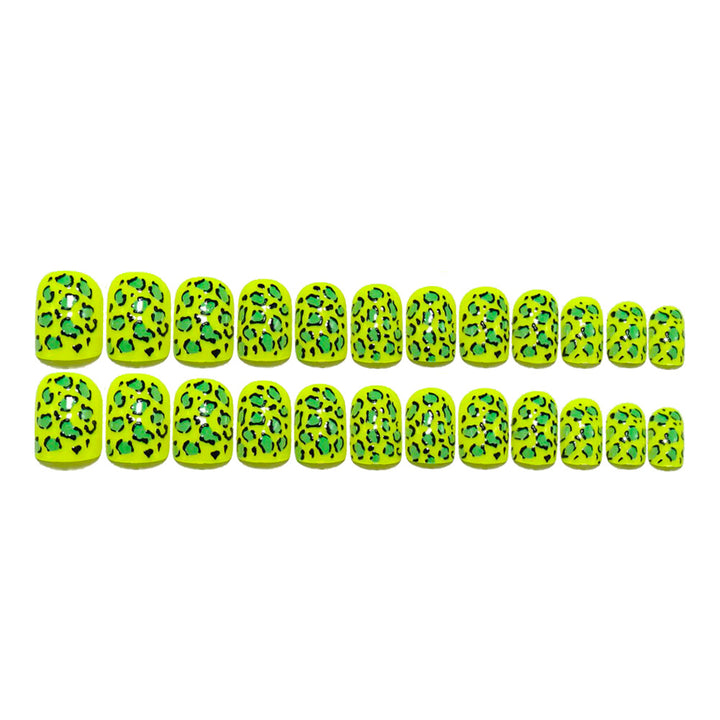 Artificial nails with animal leopard pattern Kalsten