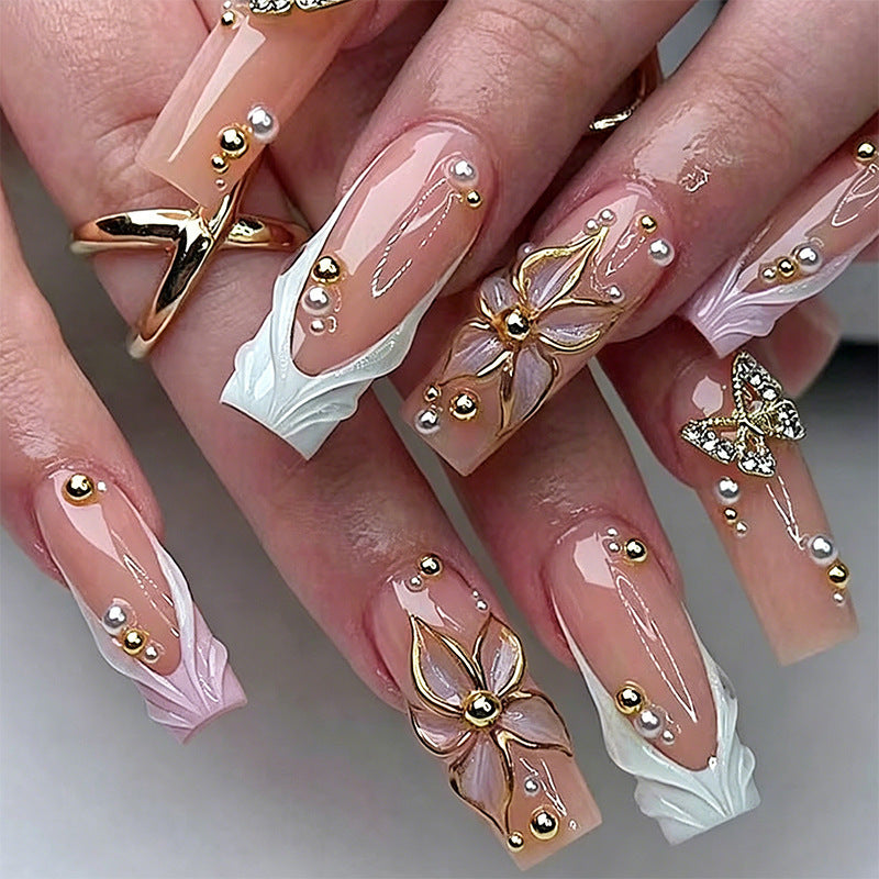 Artistic Nail Tips with Autumn Motifs Kalsten