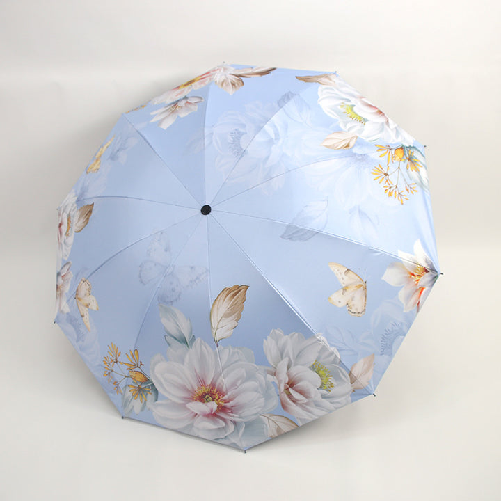 Women's umbrella with floral patterns and UV protection Kalsten