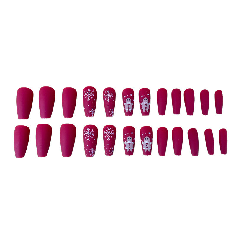 Festive Themed Acrylic Nail Art Extensions Kalsten