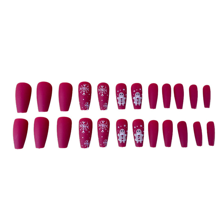 Festive Themed Acrylic Nail Art Extensions Kalsten
