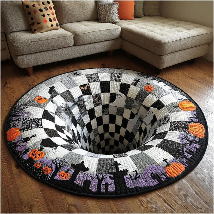 Ghost-Themed Decorative Area Rug Kalsten