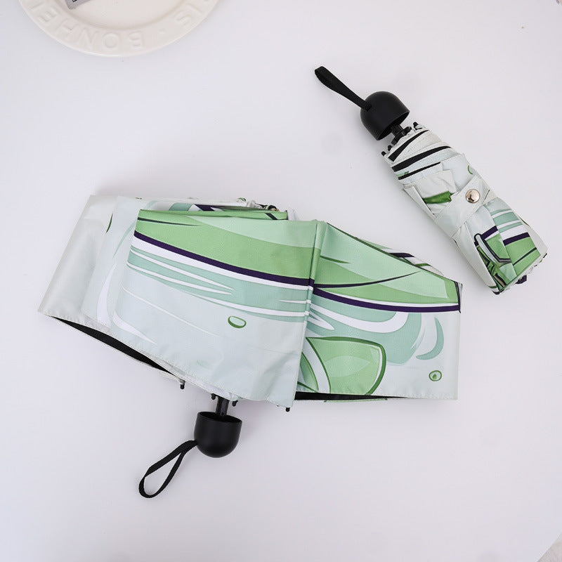 Women’s creative folding umbrella with playful motif Kalsten