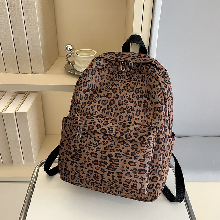 Stylish Backpack in Leopard Print Kalsten