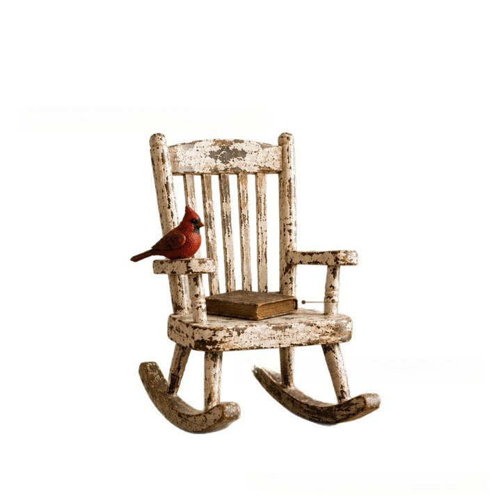 Decorative Miniature Rocking Chair Figurine Kalsten
