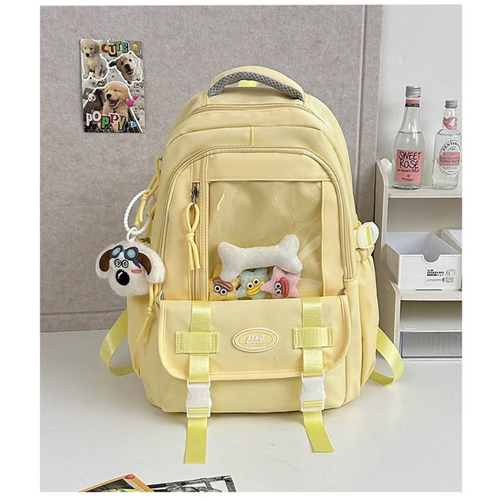Transparent Window Pet-Friendly Backpack