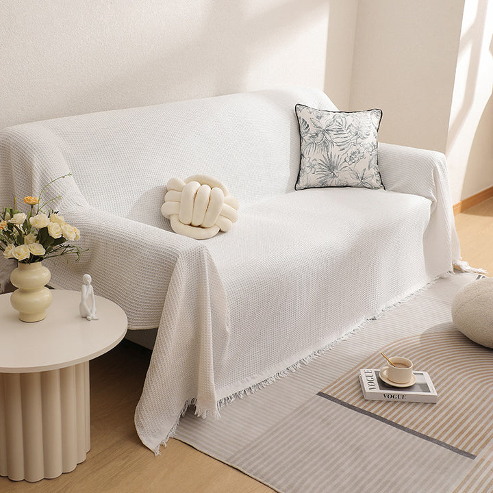 Home Decor Cozy Knitted Blanket