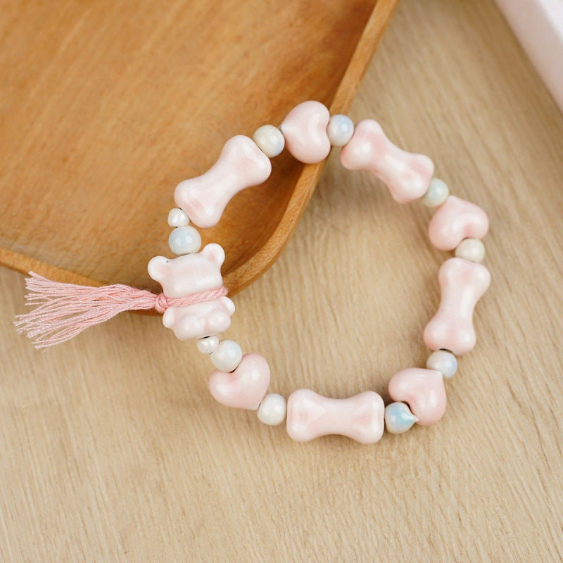 Heart-Shaped Beaded Bracelet Kalsten