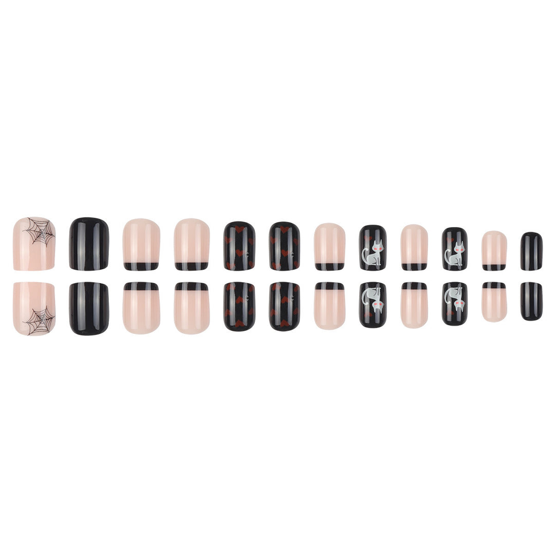 Halloween-Themed Press-On Nail Art Set Kalsten