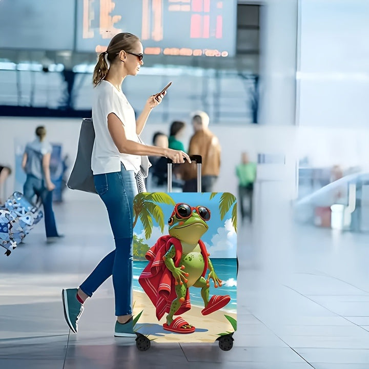 Women’s hard-shell suitcase with creative animal design Kalsten