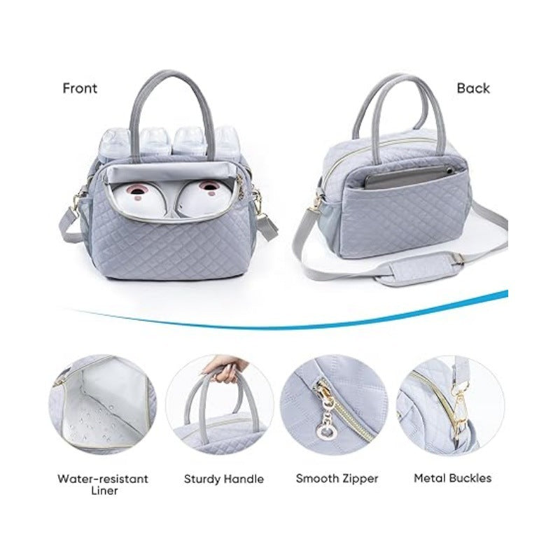 Multifunctional cooler bag with insulated interior compartment Kalsten