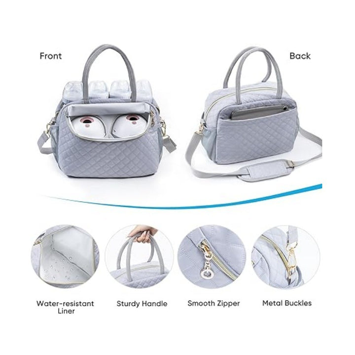 Multifunctional cooler bag with insulated interior compartment Kalsten