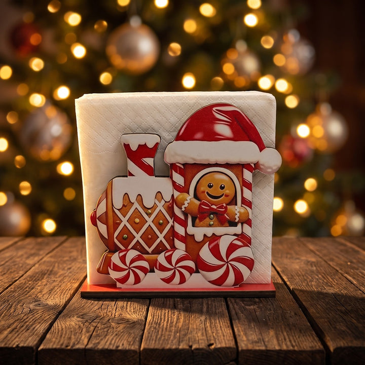 Christmas decoration with gingerbread house motifs Kalsten