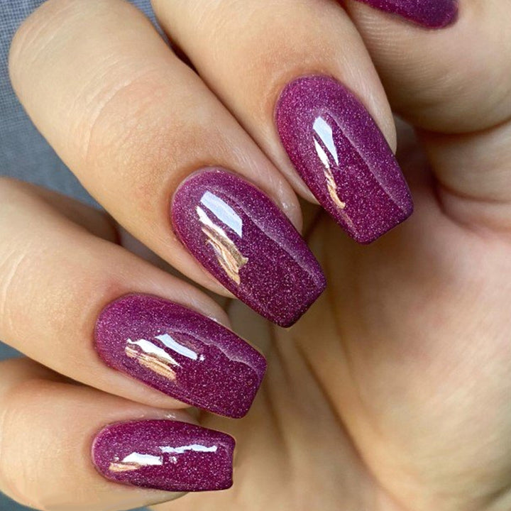 Glamorous Glittery Press-On Nail Set Kalsten