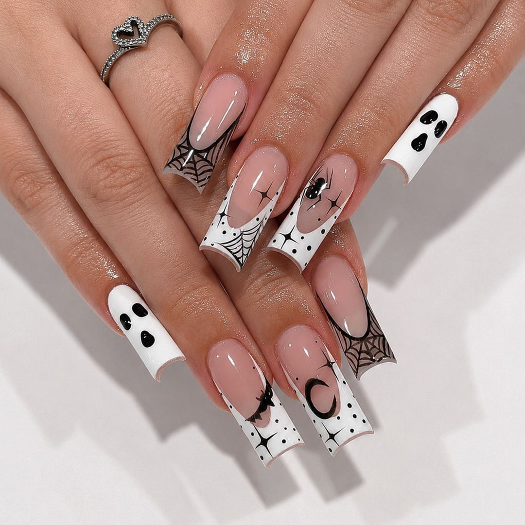 Halloween-Themed Press-On Nail Art Set Kalsten